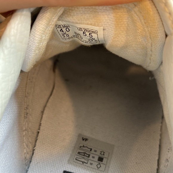 Old Skool Cream Suede Snakeskin Platform Vans - Picture 5 of 5